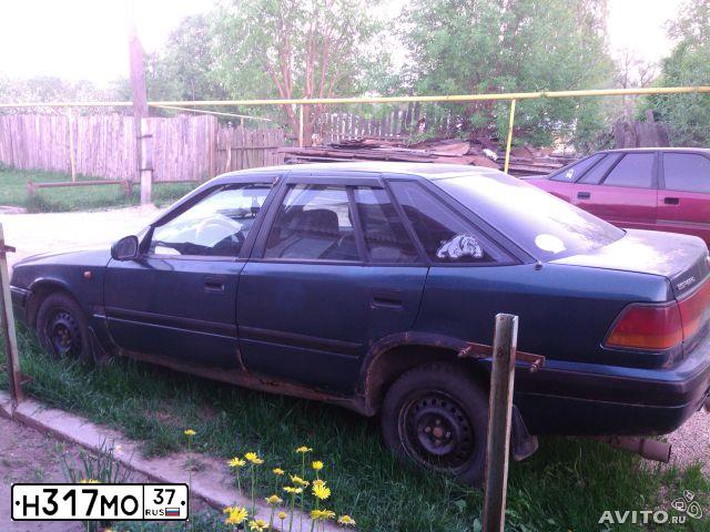 Фото автомобиля DAEWOO O ESPERO, 1997 — госномер Н969СТ77. Цвет: ЗЕЛЕНЫЙ