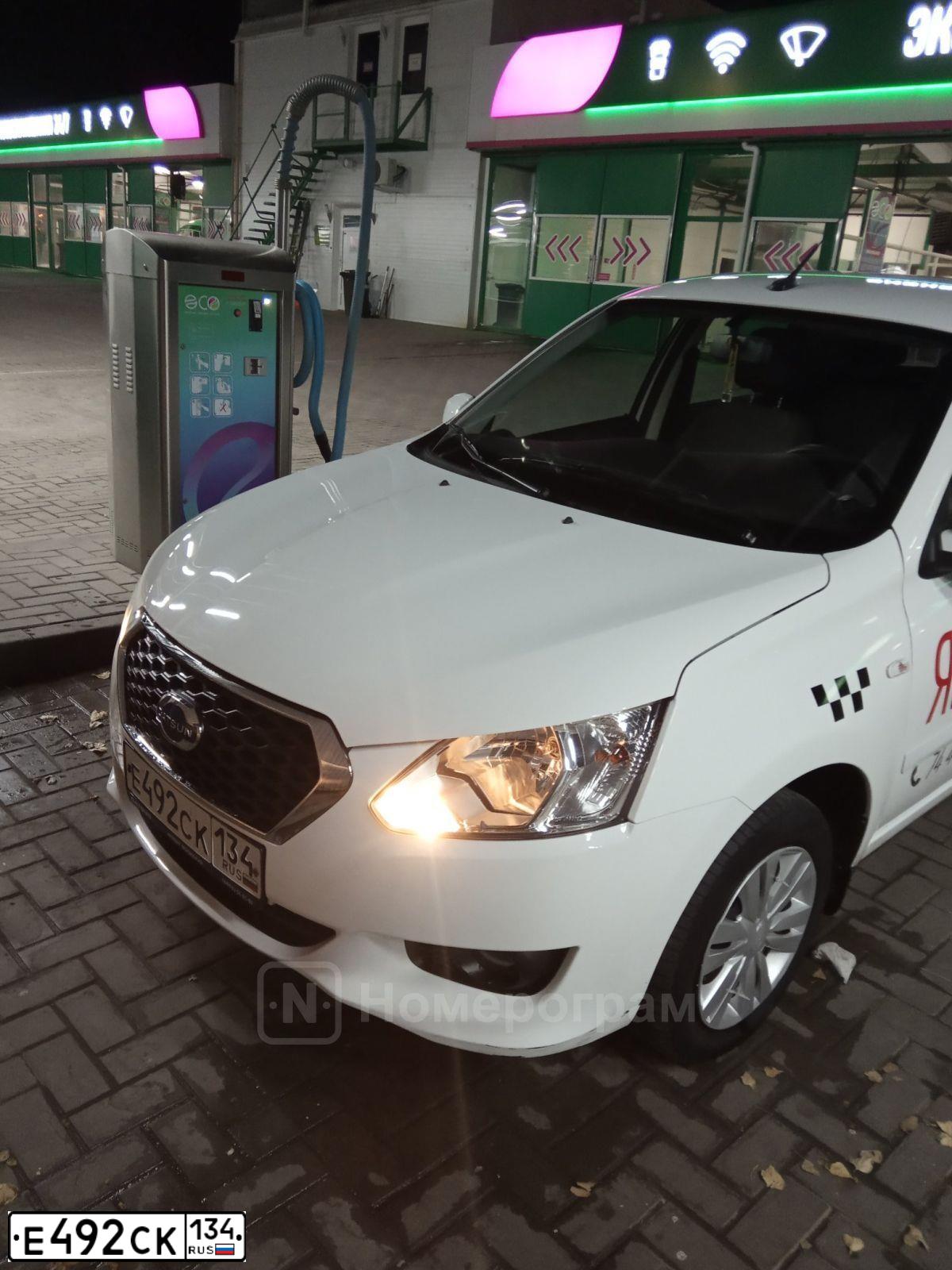 Фото автомобиля DATSUN ON-DO, 2019 — госномер Н482КР761. Цвет: Белый