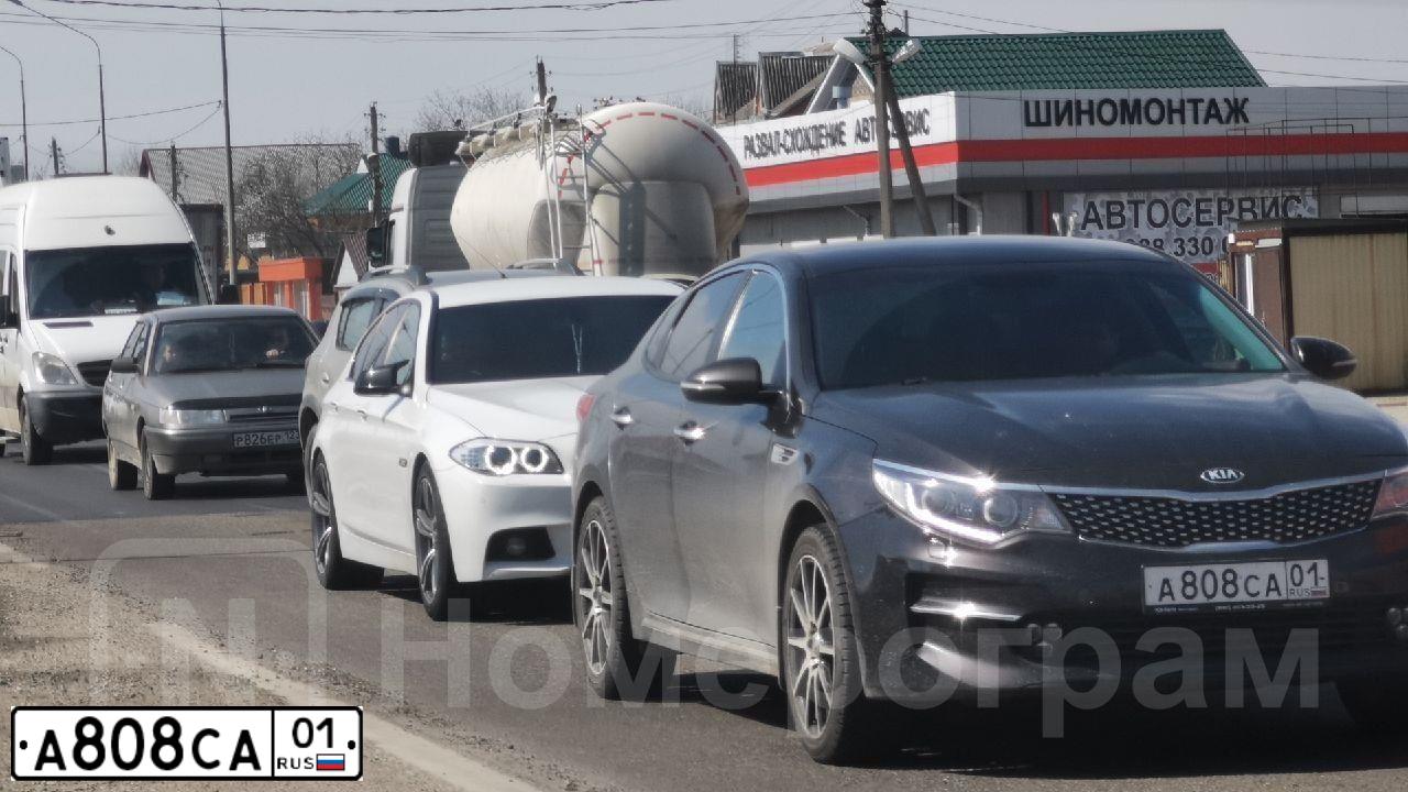 Фото автомобиля LADA 2114 SAMARA, 2012 — госномер А808СА01. Цвет: Серо-Синий