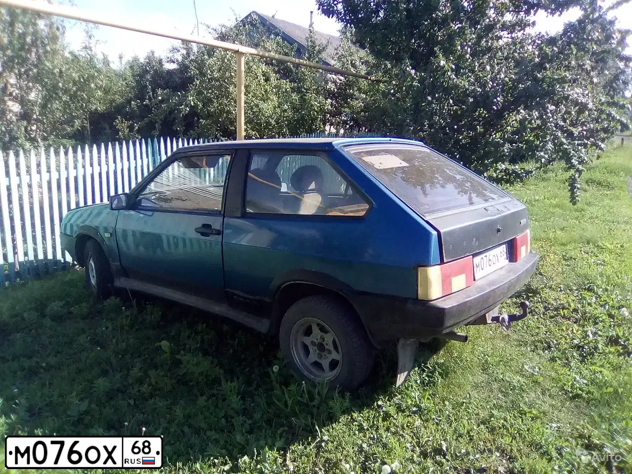 Фото автомобиля LADA 2108 SAMARA, 1996 — госномер М076ОХ68. Цвет: СИНИЙ-МЕТАЛЛИК
