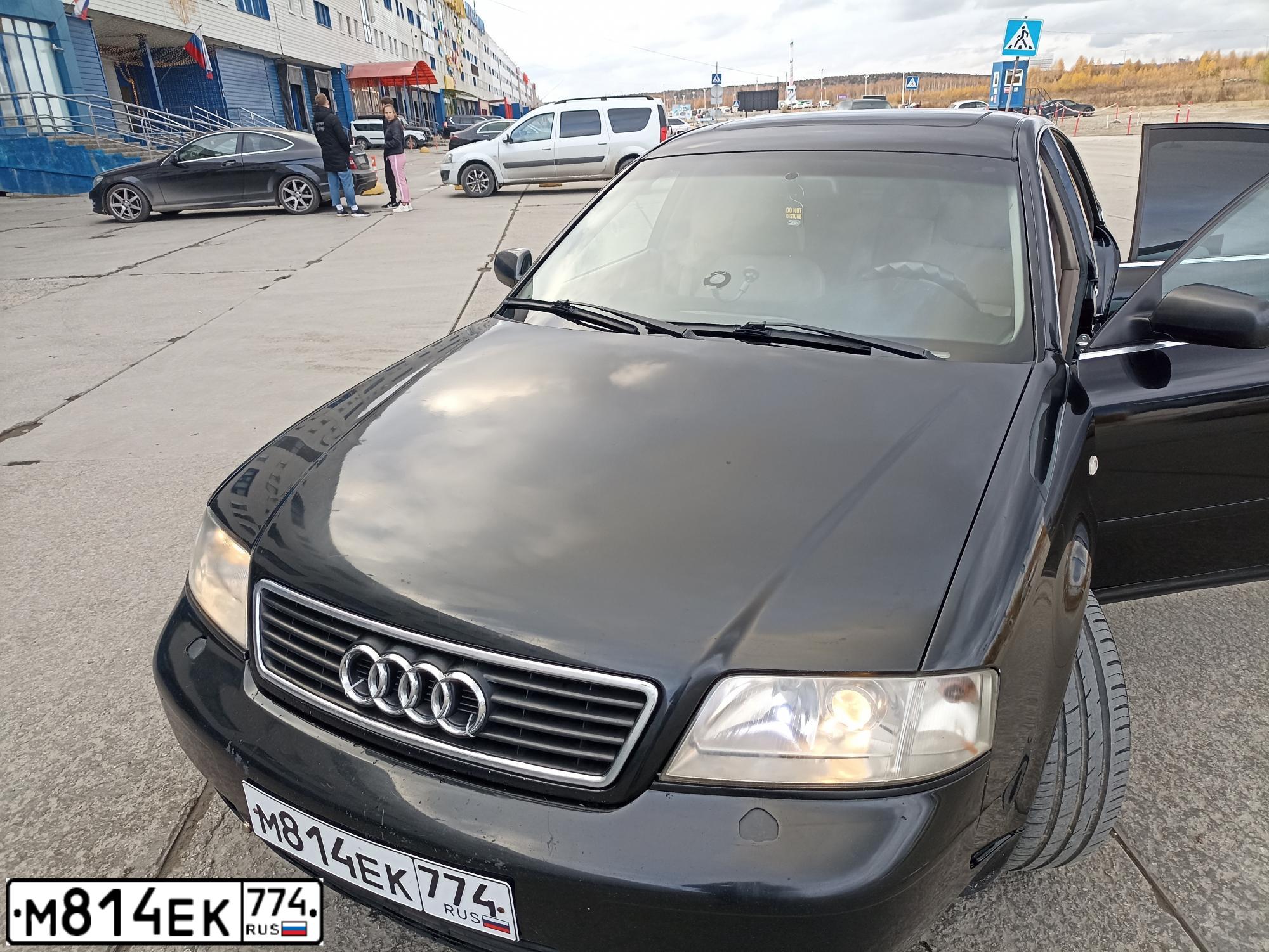 Фото автомобиля AUDI A6, 2000 — госномер О915КА774. Цвет: ЧЕРНЫЙ