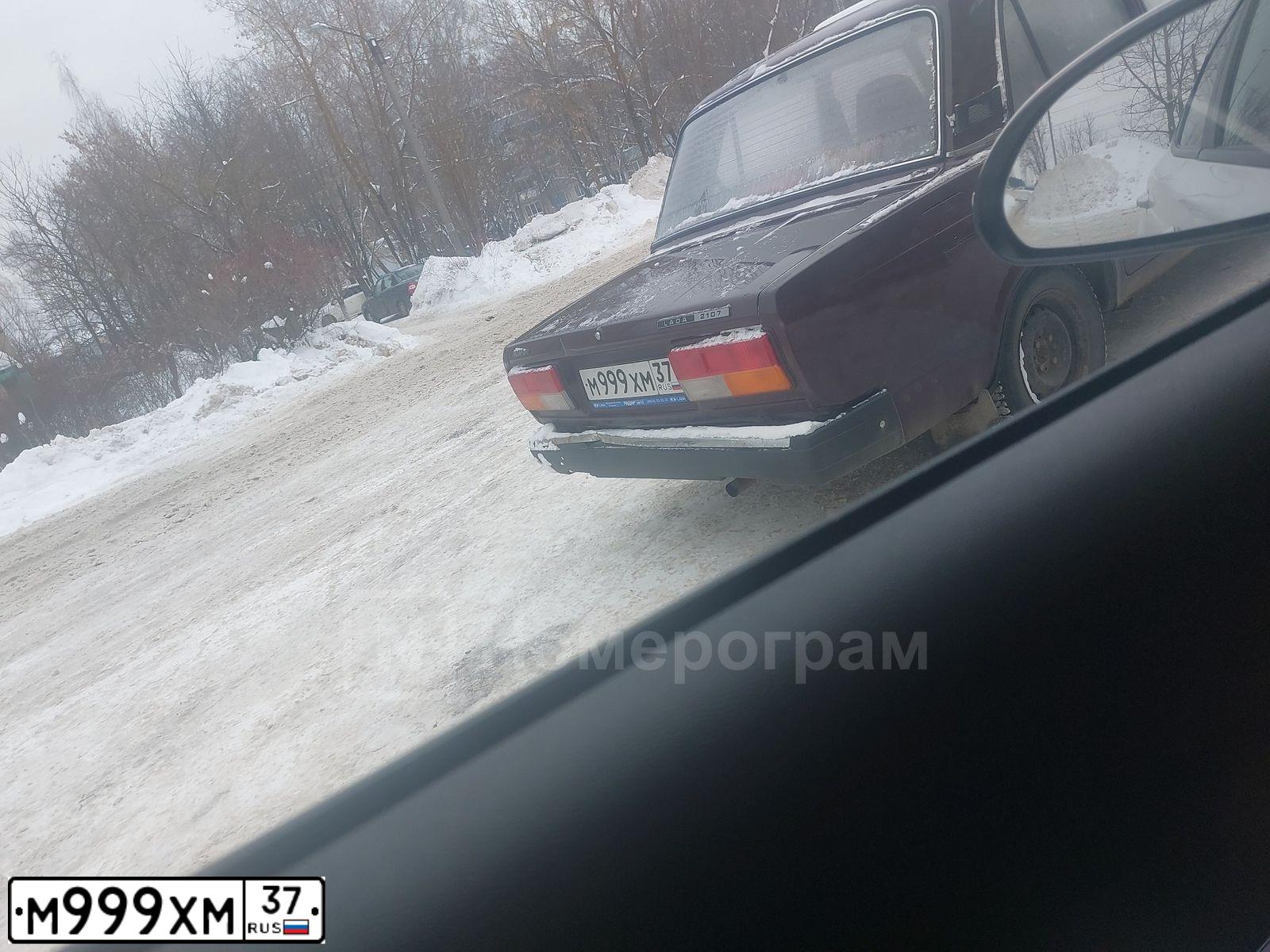 Фото автомобиля LADA 2107 LADA, 2009 — госномер Р851МС123. Цвет: ТЕМНО-ВИШНЕВЫЙ
