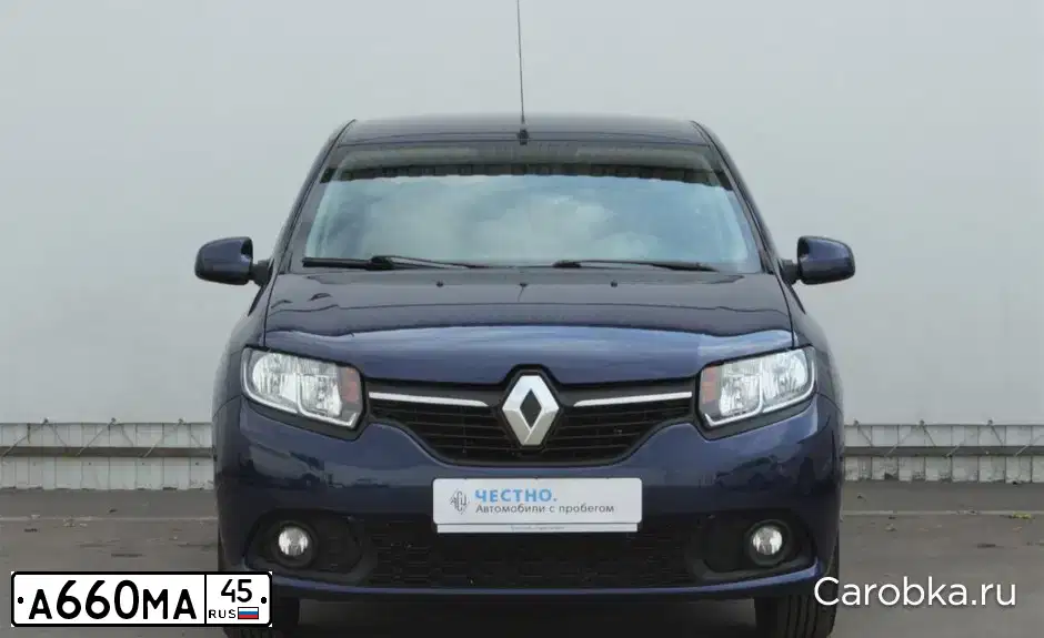 Фото автомобиля RENAULT T SANDERO, 2015 — госномер Р510ТВ62. Цвет: СИНИЙ