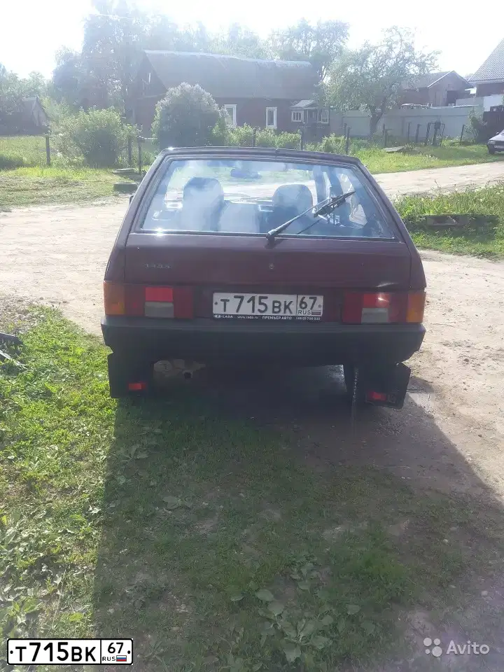 Фото автомобиля LADA 2109 SAMARA, 1998 — госномер Т715ВК67. Цвет: ТЕМНО-БОРДОВЫЙ