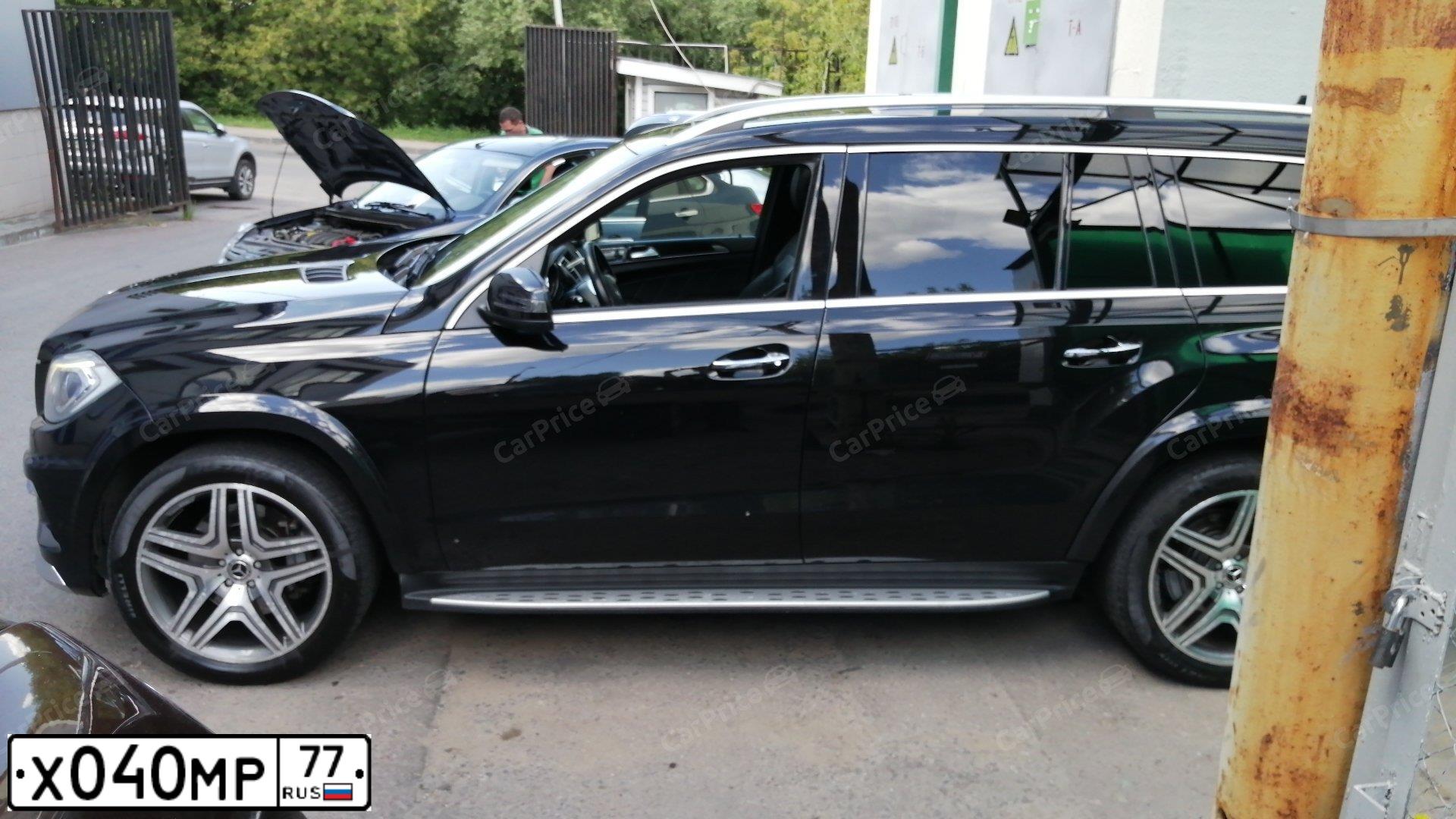 Фото автомобиля MERCEDES GL-KLASSE, 2013 — госномер В757РО124. Цвет: ЧЕРНЫЙ