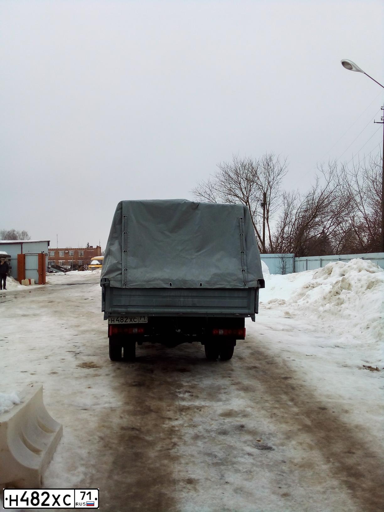 Фото автомобиля GAZ 3302 EL, 2003 — госномер Н482ХС71. Цвет: БЕЛЫЙ