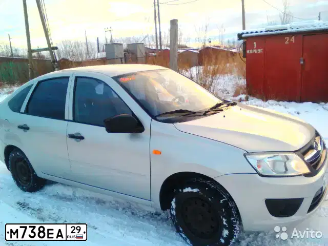 Фото автомобиля LADA 2191 GRANTA, 2014 — госномер К329СК35. Цвет: СЕРЕБРИСТЫЙ