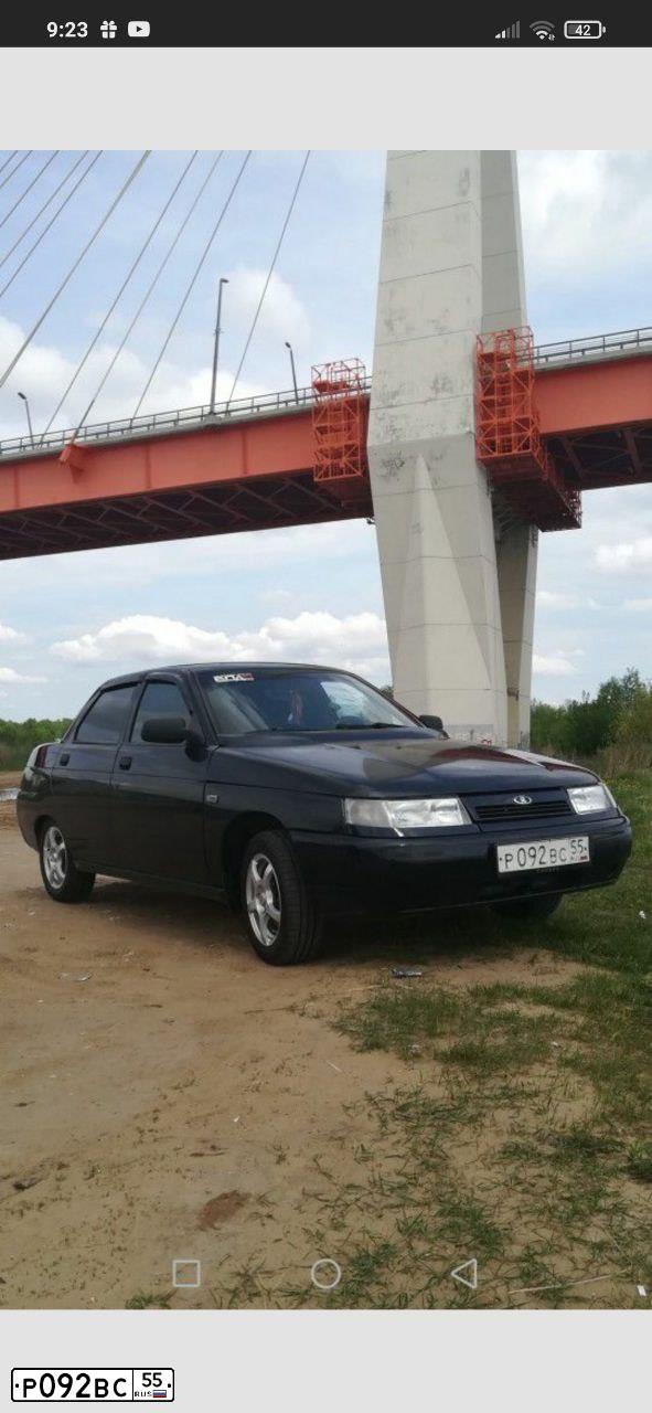 Фото автомобиля BOGDAN 2110/2111, 2010 — госномер Р092ВС55. Цвет: ЧЕРНЫЙ