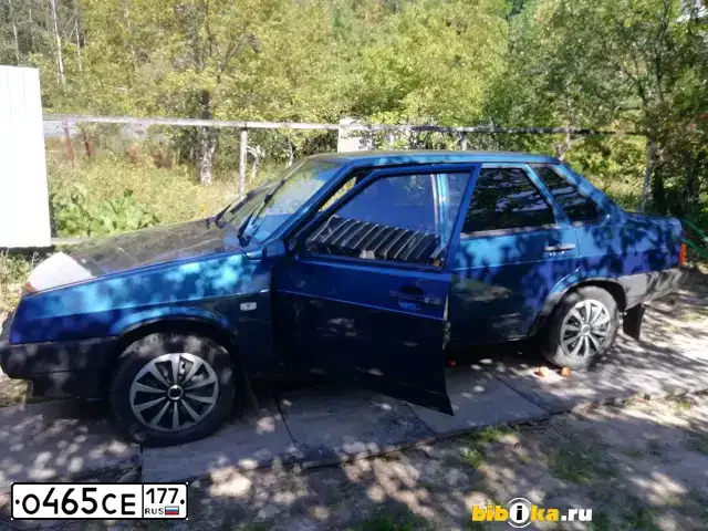 Фото автомобиля LADA 2109 SAMARA, 2004 — госномер О465СЕ177. Цвет: сине-зеленый