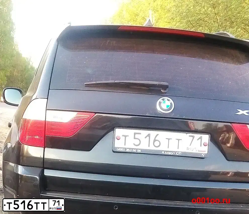 Фото автомобиля BMW X3, 2010 — госномер Т516ТТ71. Цвет: ЧЕРНЫЙ