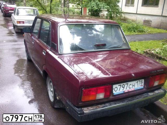 Фото автомобиля LADA 2105, 2007 — госномер С389КМ47. Цвет: ТЕМНО-ВИШНЕВЫЙ