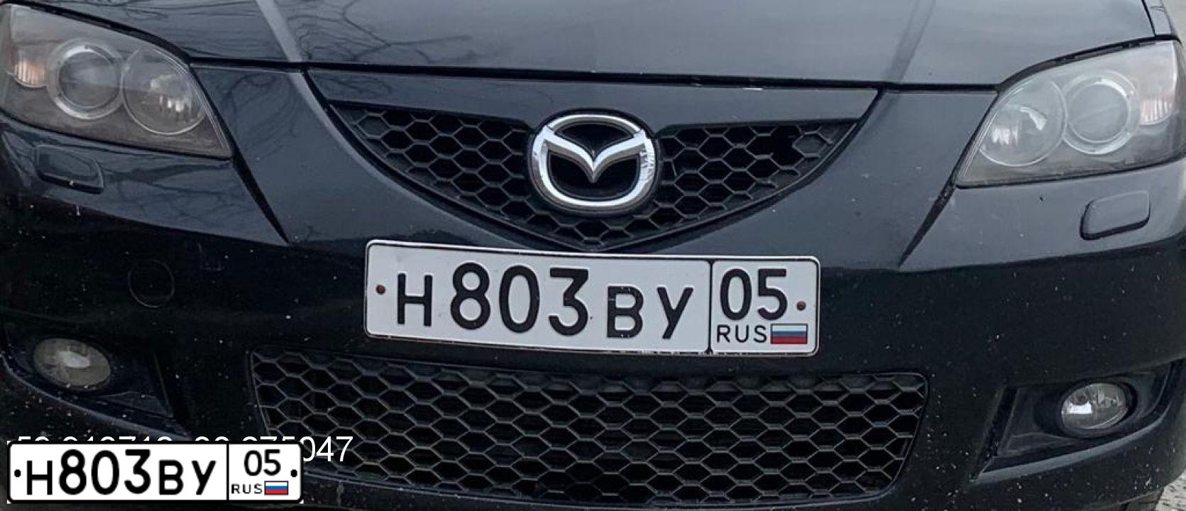 Фото автомобиля MAZDA A 3, 2006 — госномер Н803ВУ05