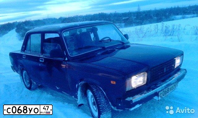 Фото автомобиля LADA 2107 LADA, 2008 — госномер С068УО47. Цвет: ТЕМНО-ВИШНЕВЫЙ
