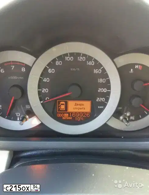 Фото автомобиля TOYOTA RAV4, 2006 — госномер С215ОХ34. Цвет: СЕРО СИНИЙ