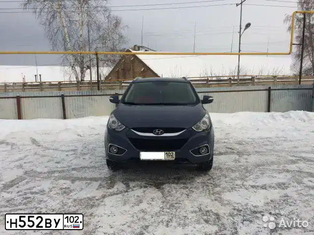 Фото автомобиля HYUNDAI IX35, 2012 — госномер К664РС702. Цвет: синий