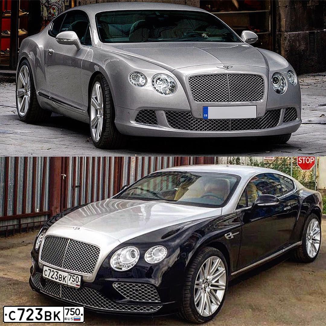 Фото автомобиля BENTLEY Y CONTINENTAL, 2008 — госномер С723ВК750. Цвет: ЧЕРНЫЙ-СЕРЕБРИСТЫЙ