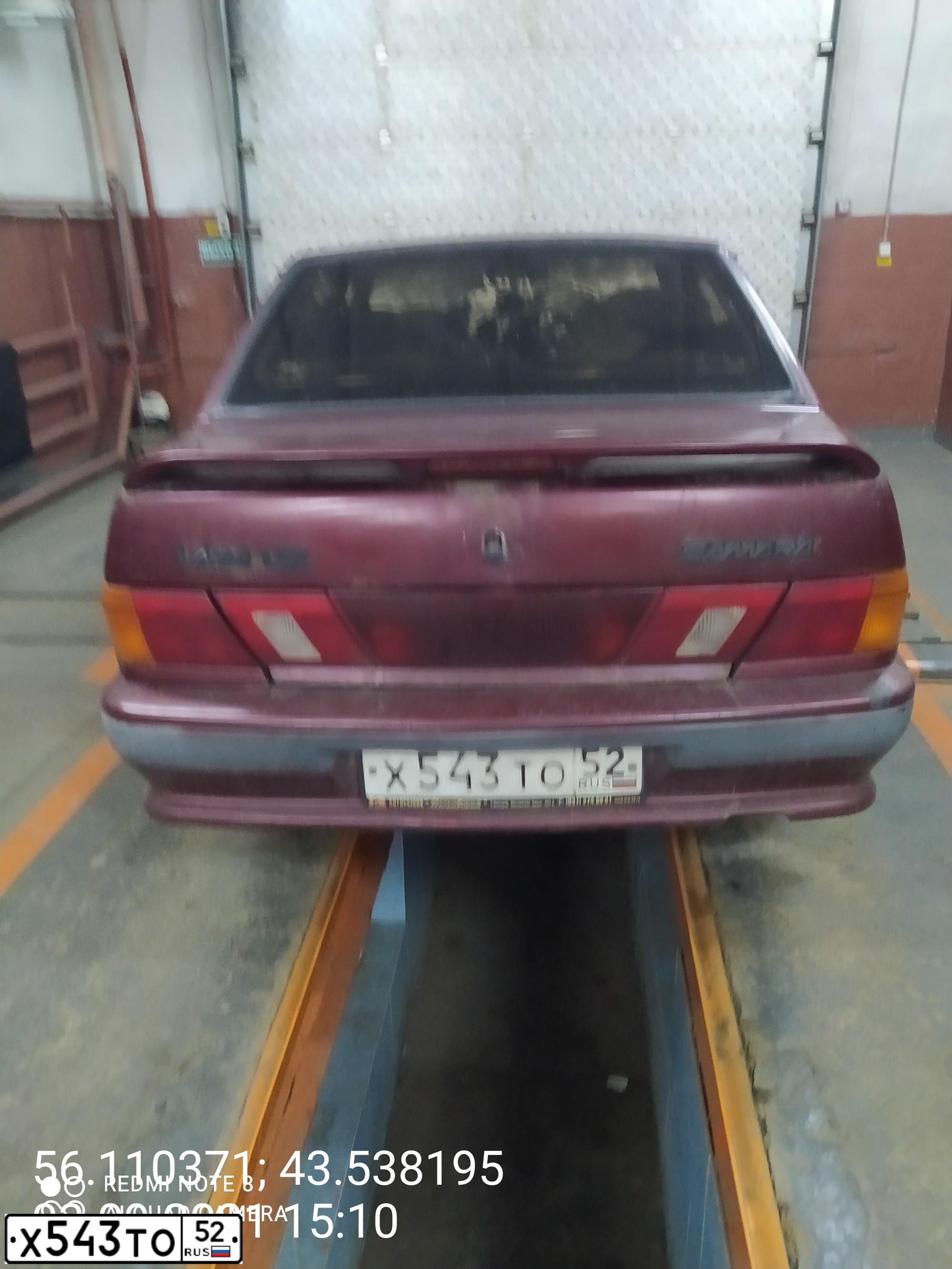 Фото автомобиля LADA 2115 SAMARA, 2004 — госномер Х630ОА152. Цвет: ТЕМНО-КРАСНЫЙ