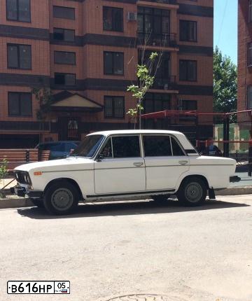 Фото автомобиля LADA 2106, 1998 — госномер В616НР05. Цвет: ЯРКО-БЕЛЫЙ