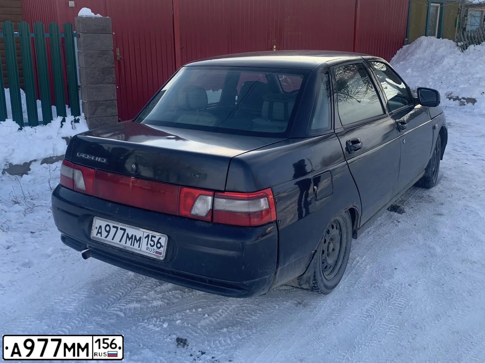 Фото автомобиля LADA 2110 LADA, 2007 — госномер А977ММ156. Цвет: ГРАФИТОВЫЙ МЕТАЛЛИК