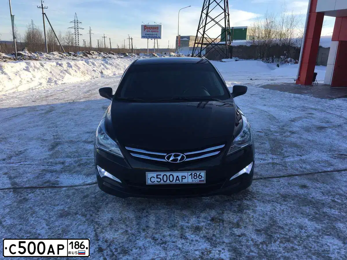 Фото автомобиля HYUNDAI SOLARIS, 2021 — госномер Р185ММ159