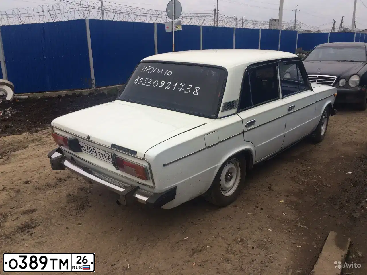 Фото автомобиля LADA 2106, 1996 — госномер О389ТМ26. Цвет: БЕЛЫЙ