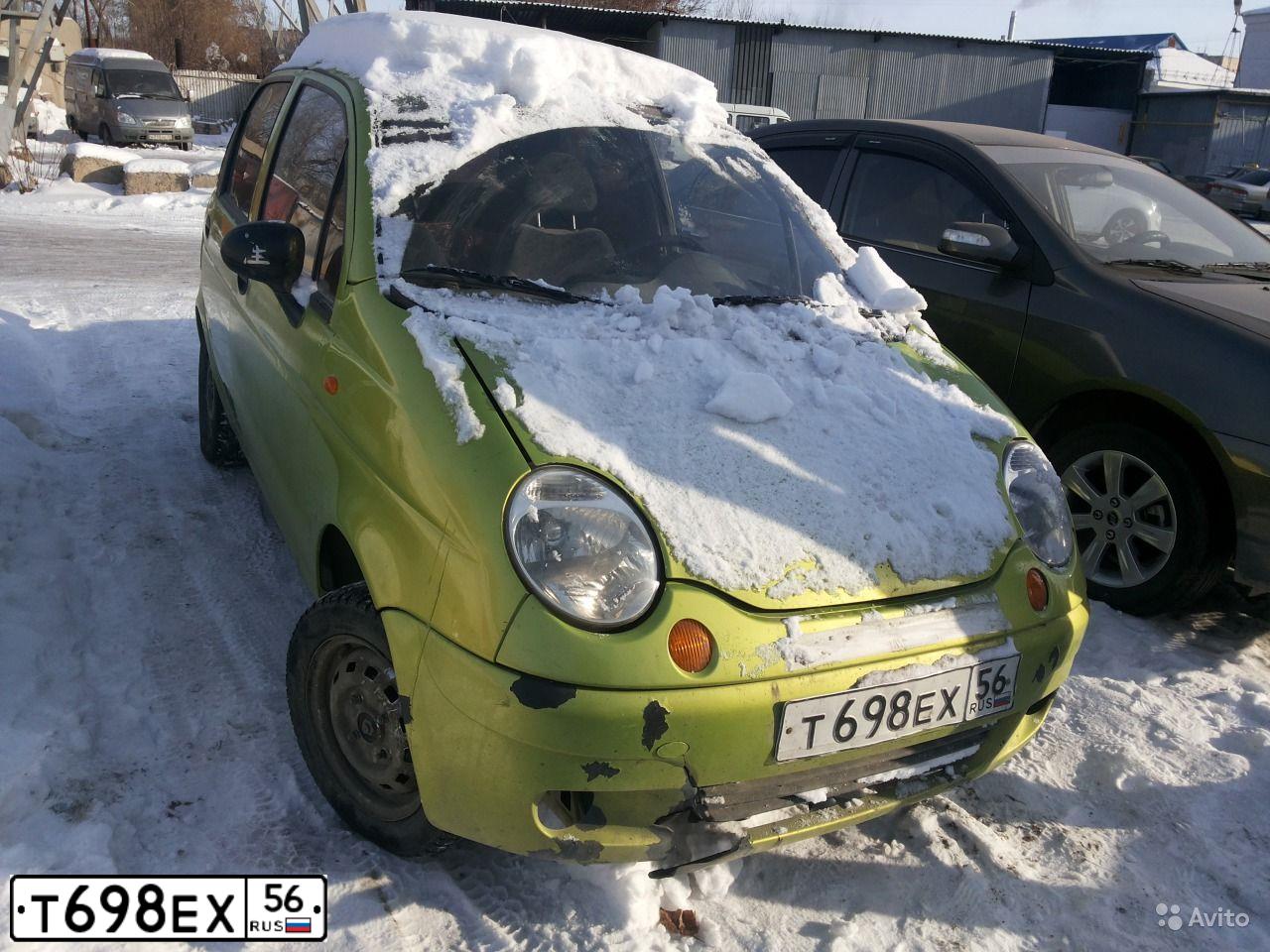 Фото автомобиля DAEWOO MATIZ, 2012 — госномер В852СО702. Цвет: ЖЕЛТО-ЗЕЛЕНЫЙ
