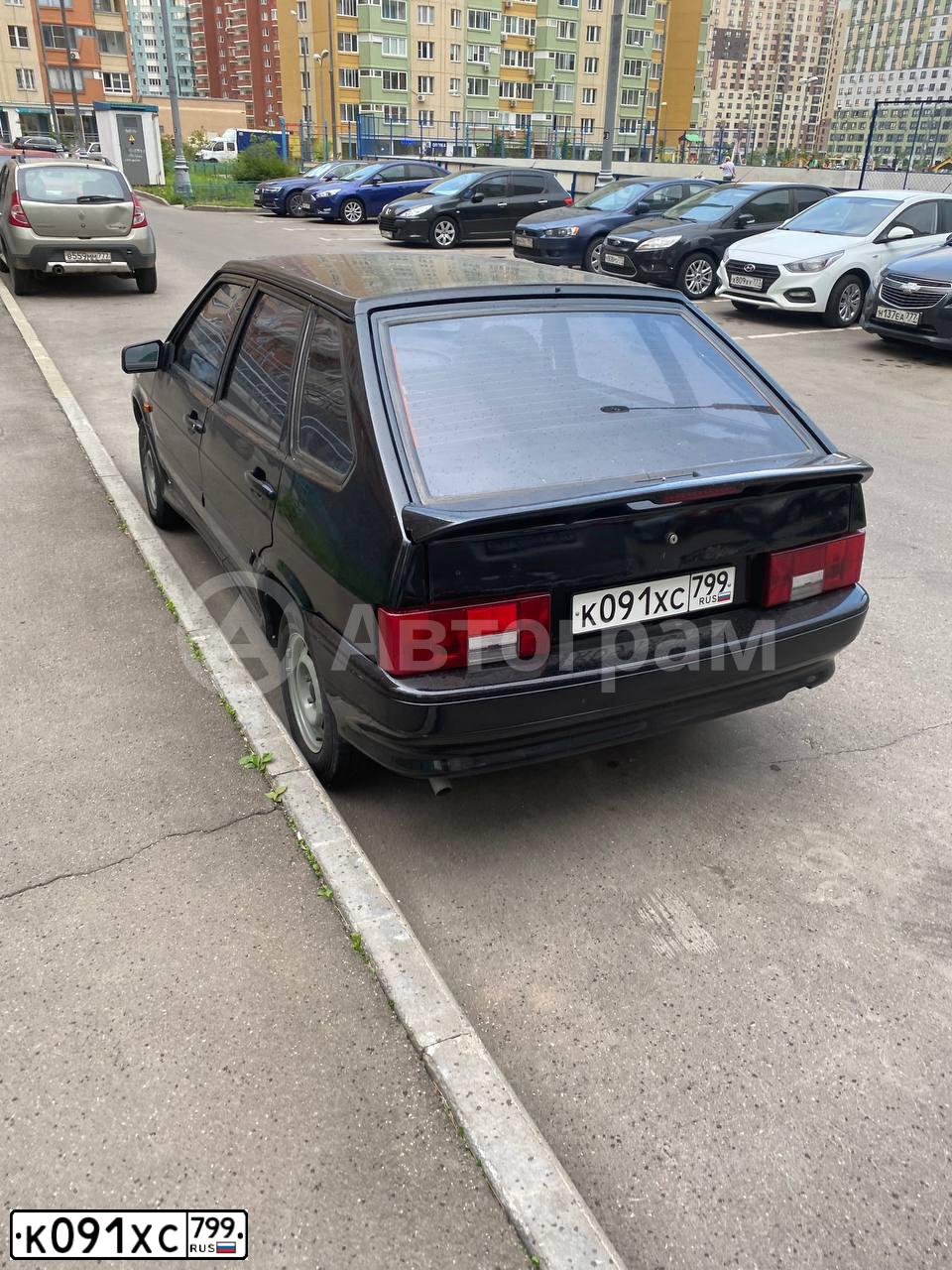 Фото автомобиля LADA 2114 SAMARA, 2010 — госномер В174ЕР193. Цвет: СИНЕ-ЧЕРНЫЙ