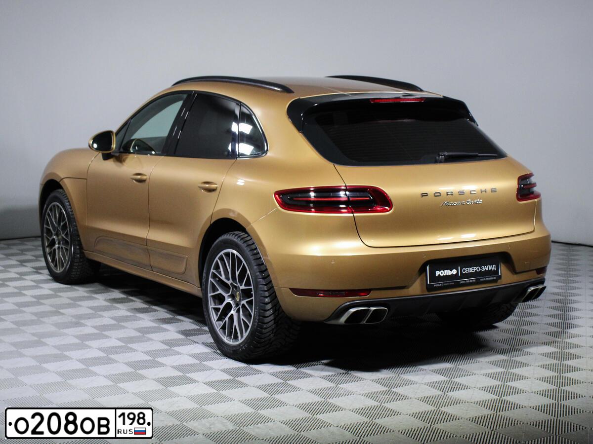 Фото автомобиля PORSCHE MACAN, 2014 — госномер О758ОУ797. Цвет: ЗОЛОТИСТЫЙ