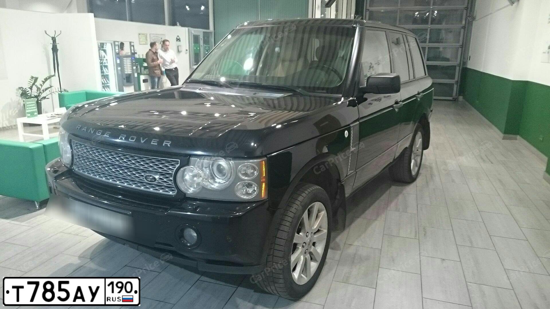 Фото автомобиля LAND ROVER RANGE ROVER, 2008 — госномер О719ОА797. Цвет: ЧЕРНЫЙ