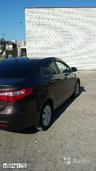 Фото автомобиля KIA RIO, 2014 — госномер О602ОК44. Цвет: КОРИЧНЕВЫЙ