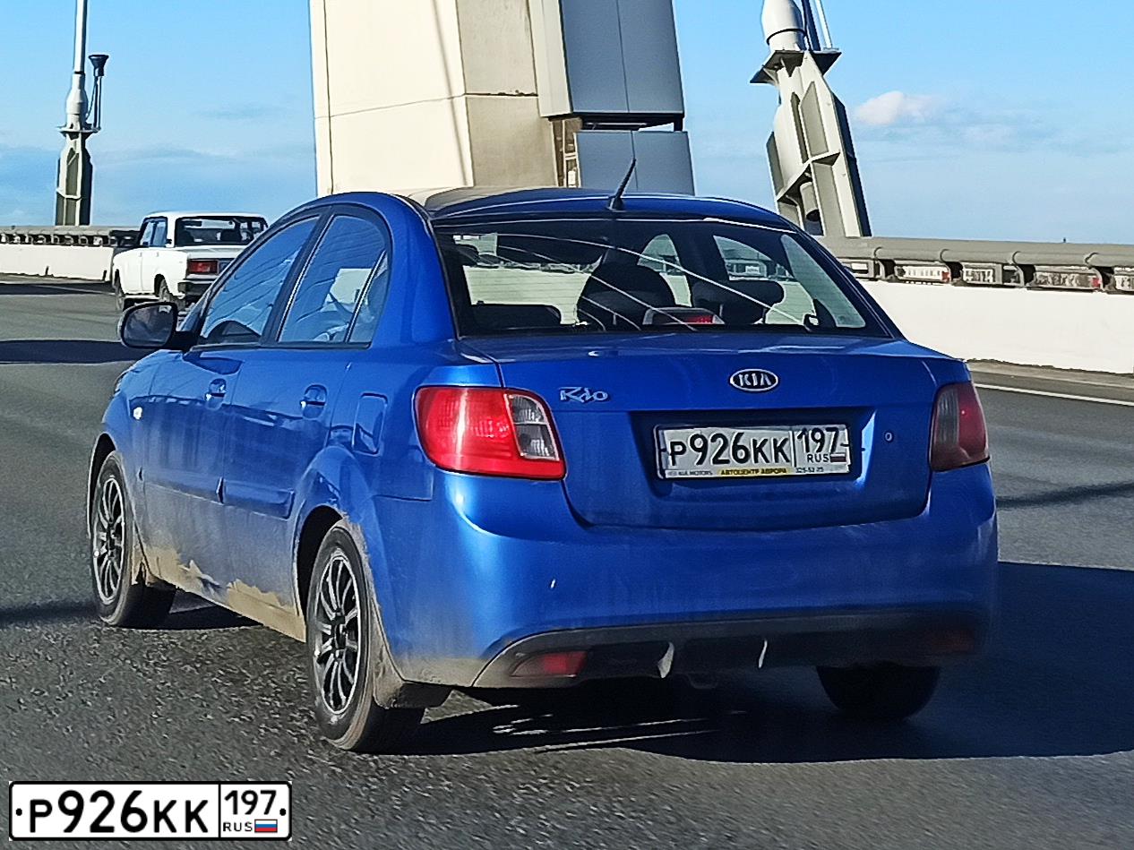 Фото автомобиля KIA RIO, 2011 — госномер К168АВ147