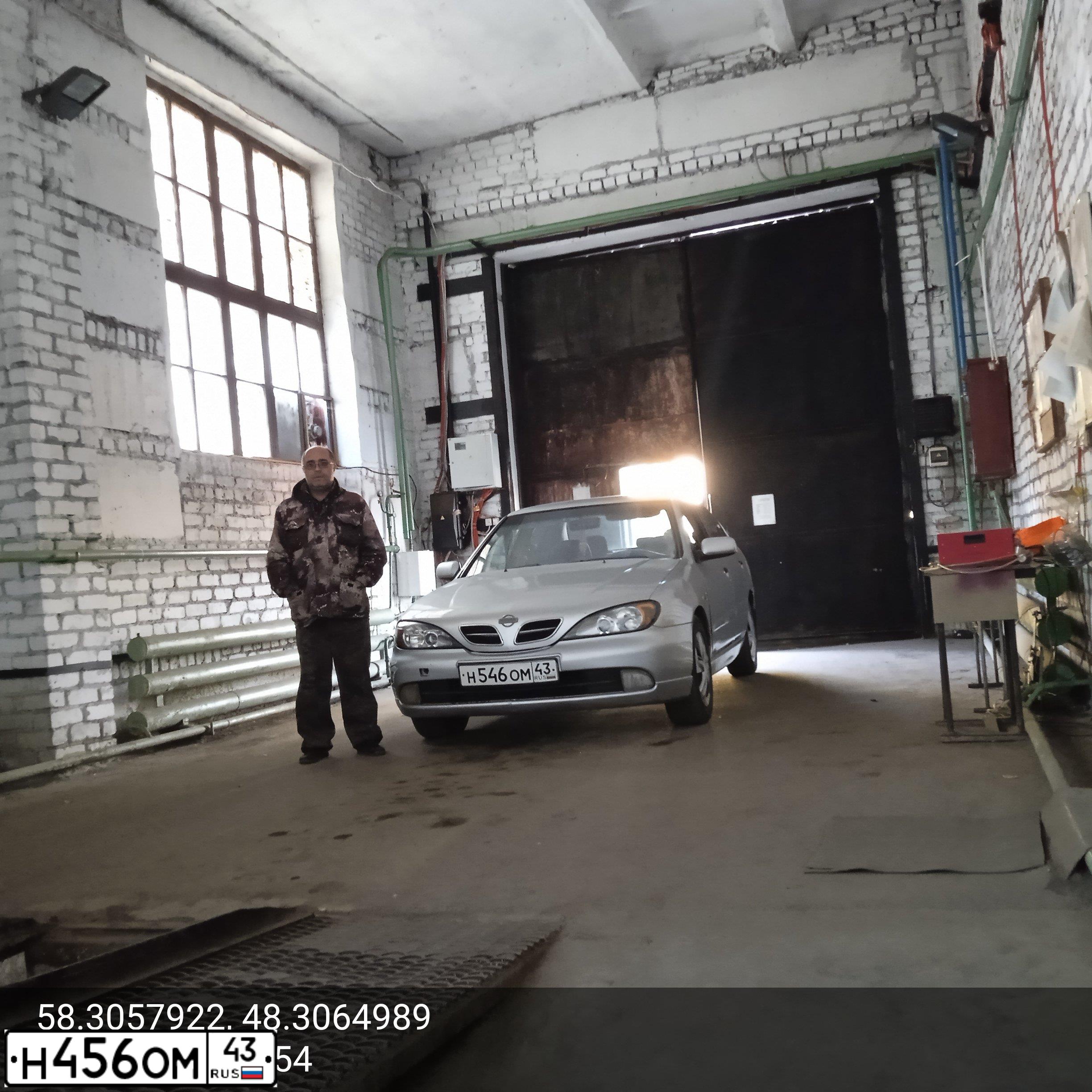 Фото автомобиля NISSAN PRIMERA, 2000 — госномер Н546ОМ43. Цвет: СЕРЕБРИСТЫЙ
