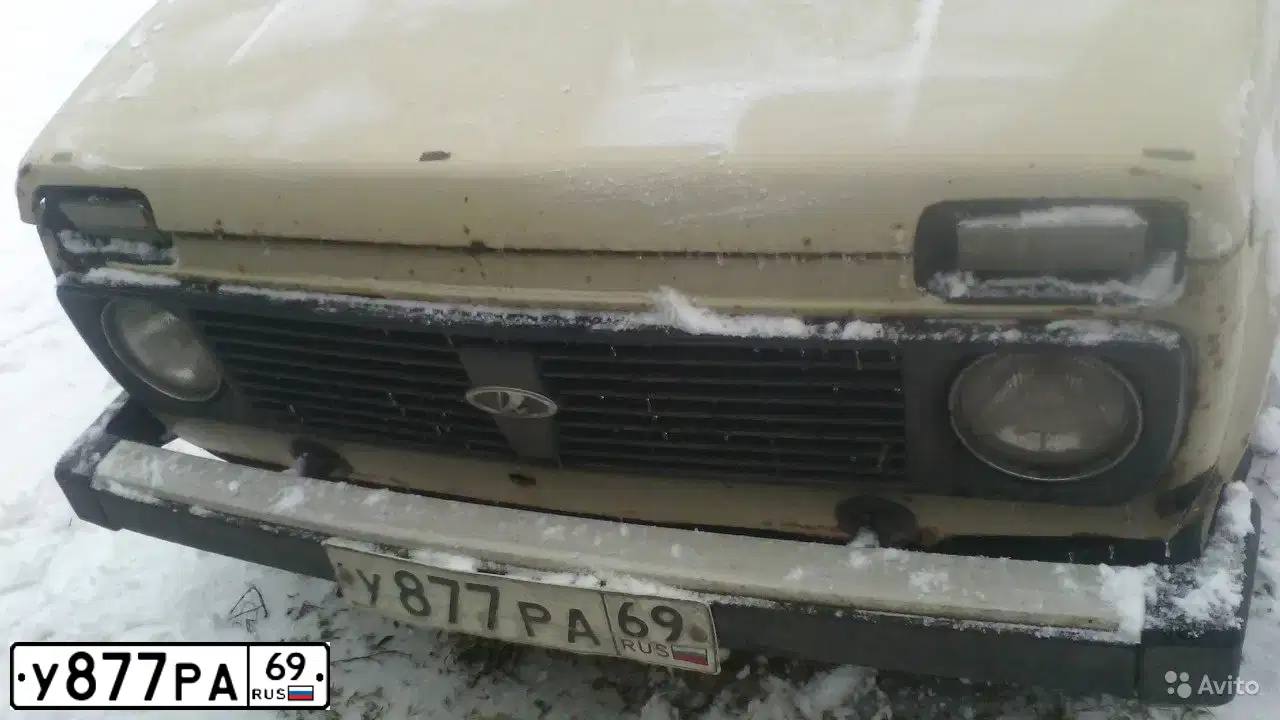 Фото автомобиля LADA 2121 NIVA, 1985 — госномер У877РА69. Цвет: БЕЖЕВЫЙ