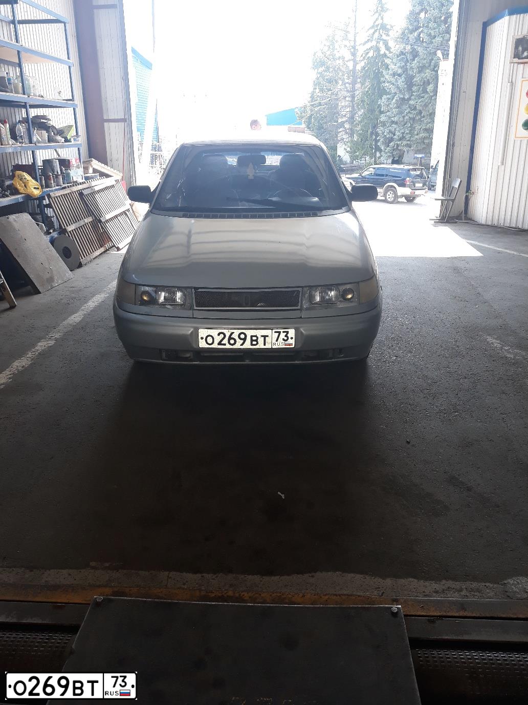 Фото автомобиля LADA 2110, 2000 — госномер О269ВТ73. Цвет: СЕРЕБРИСТО-ГОЛУБОЙ
