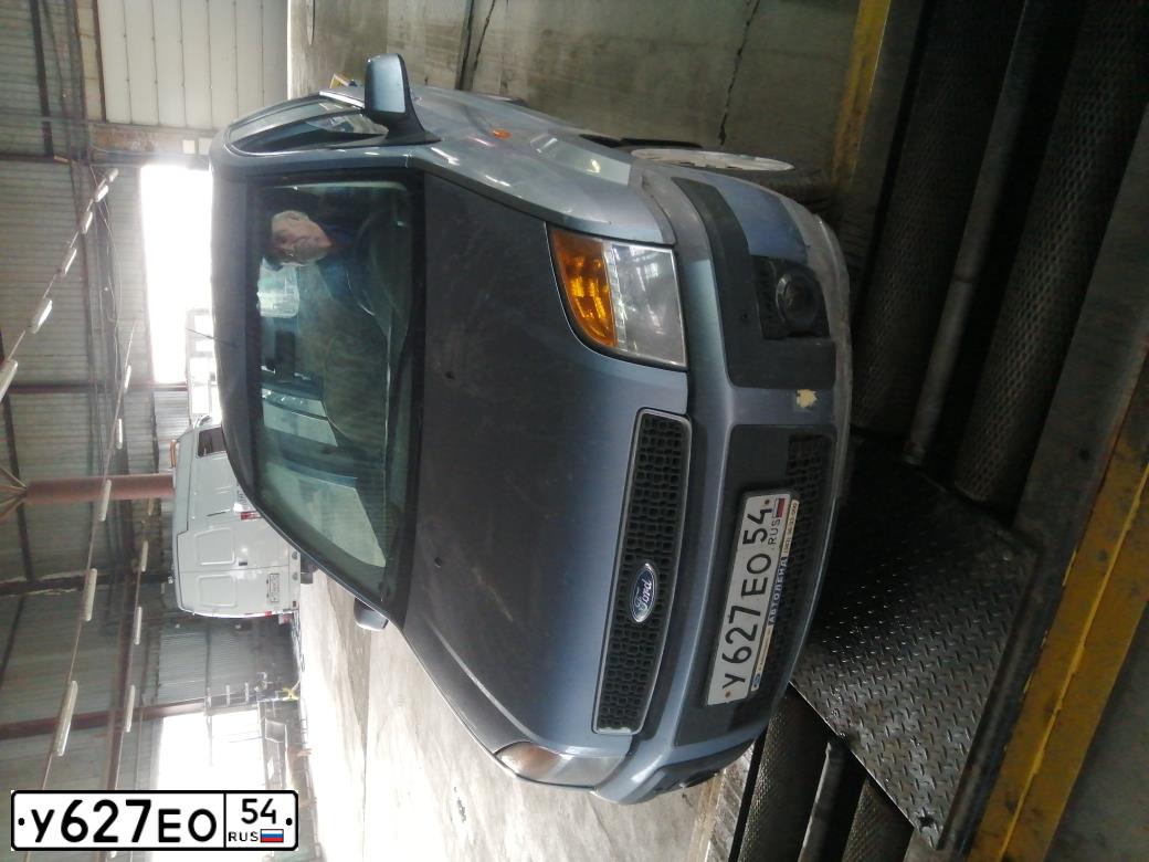 Фото автомобиля FORD FUSION, 2008 — госномер У627ЕО54. Цвет: СЕРО ГОЛУБОЙ