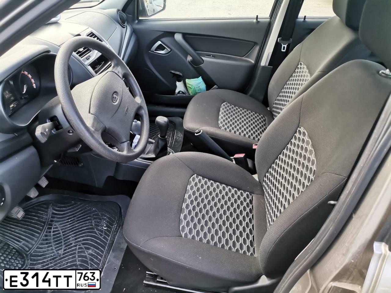 Фото автомобиля LADA GRANTA 219040, 2022 — госномер Е314ТТ763. Цвет: СЕРЫЙ