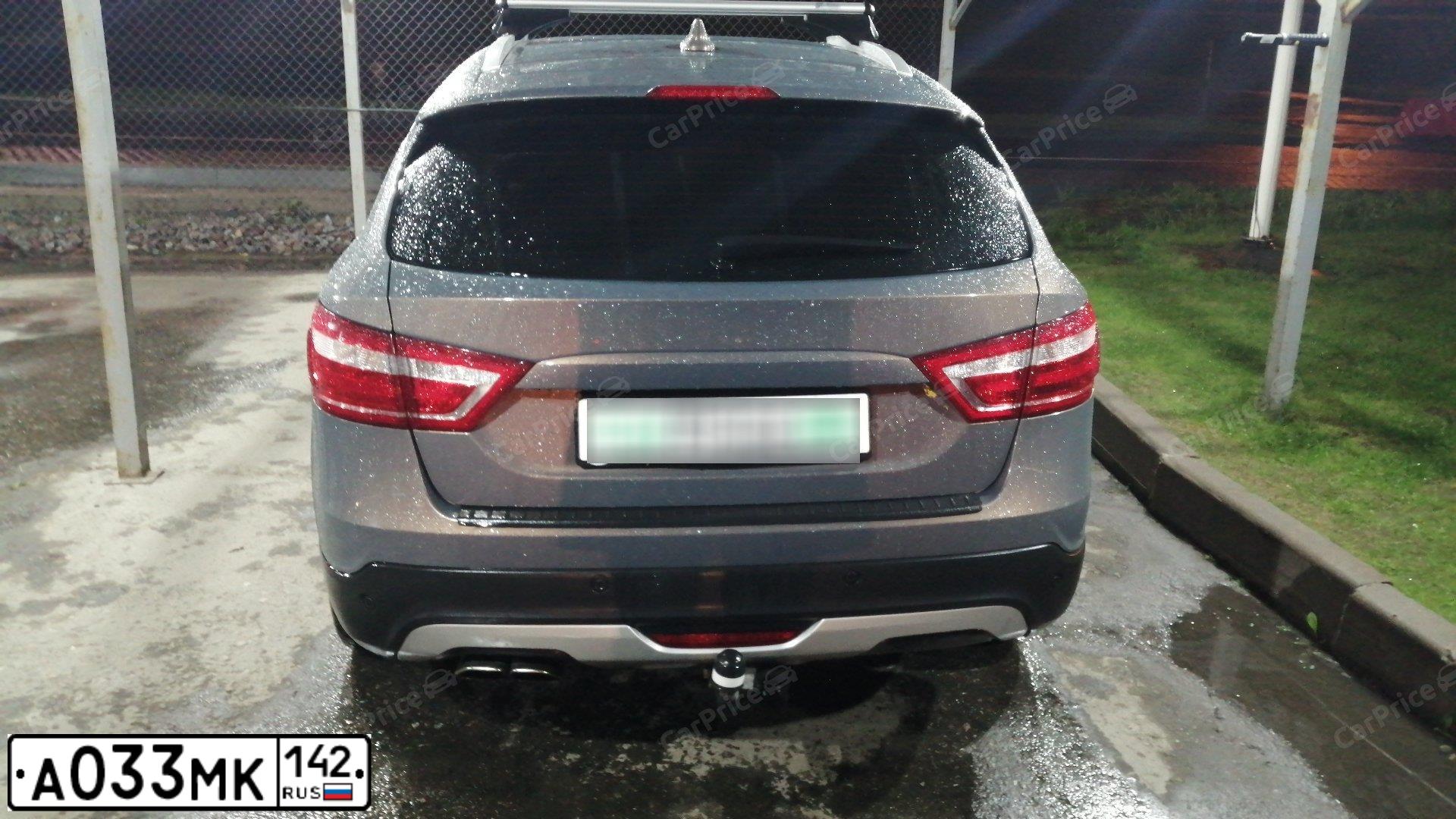 Фото автомобиля LADA VESTA, 2018 — госномер С686ТР198. Цвет: СЕРО-ГОЛУБОЙ