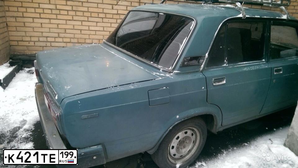 Фото автомобиля LADA 2107, 2003 — госномер К421ТЕ199. Цвет: СЕРЫЙ