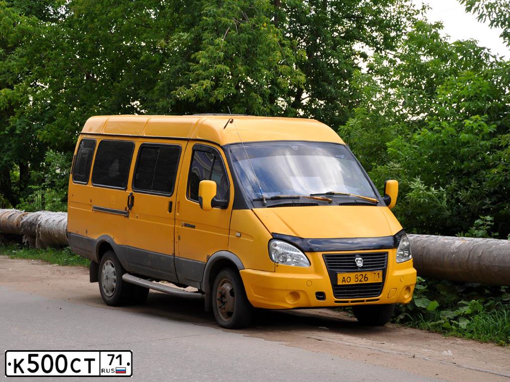 Фото автомобиля GAZ 3221 EL, 2005 — госномер Т247МК71. Цвет: ЖЕЛТЫЙ