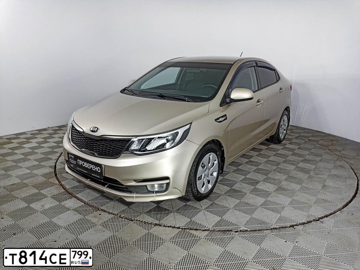 Фото автомобиля KIA RIO, 2015 — госномер У176АС716. Цвет: БЕЖЕВЫЙ