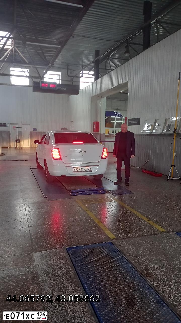 Фото автомобиля РАВОН R4, 2019 — госномер К191МК07. Цвет: БЕЛО-ДЫМЧАТЫЙ