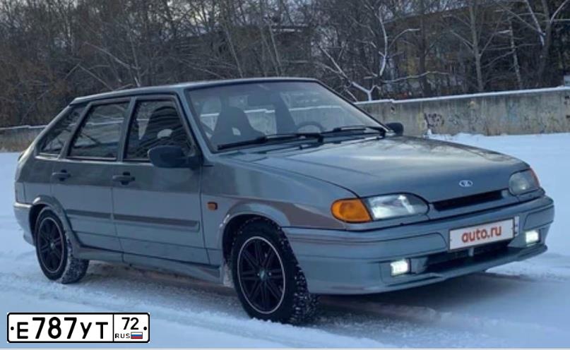 Фото автомобиля LADA 2112, 2007 — госномер Е787УТ72. Цвет: СЕРО-ЗЕЛЕНЫЙ