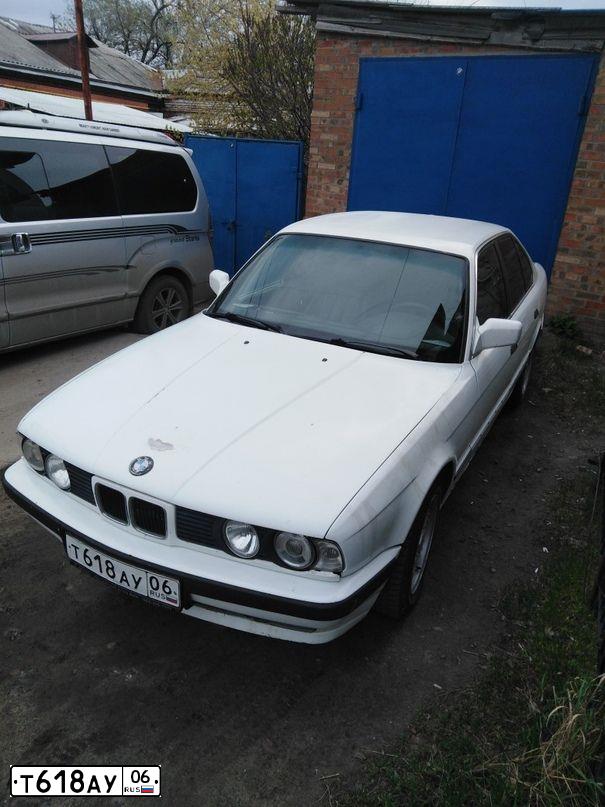 Фото автомобиля BMW SERIE 5, 1989 — госномер Х161РК33. Цвет: ЧЕРНЫЙ