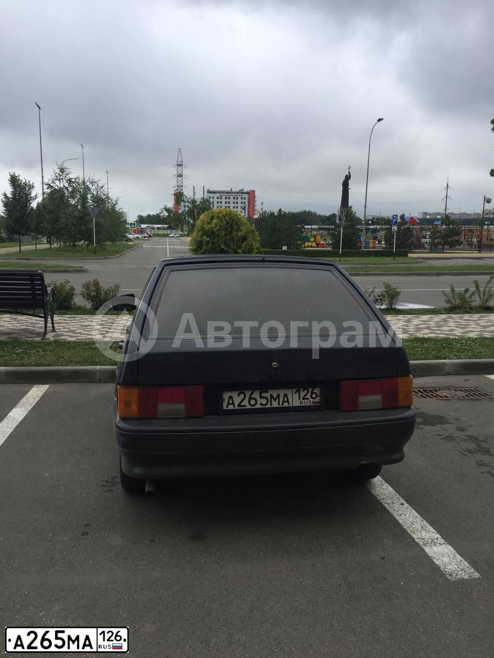 Фото автомобиля LADA 2114 SAMARA, 2008 — госномер А265МА126. Цвет: ГРАФИТОВЫЙ МЕТАЛЛИК