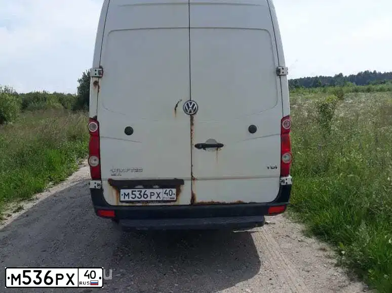 Фото автомобиля VOLKSWAGEN CRAFTER, 2008 — госномер Н238ОТ32. Цвет: Белый