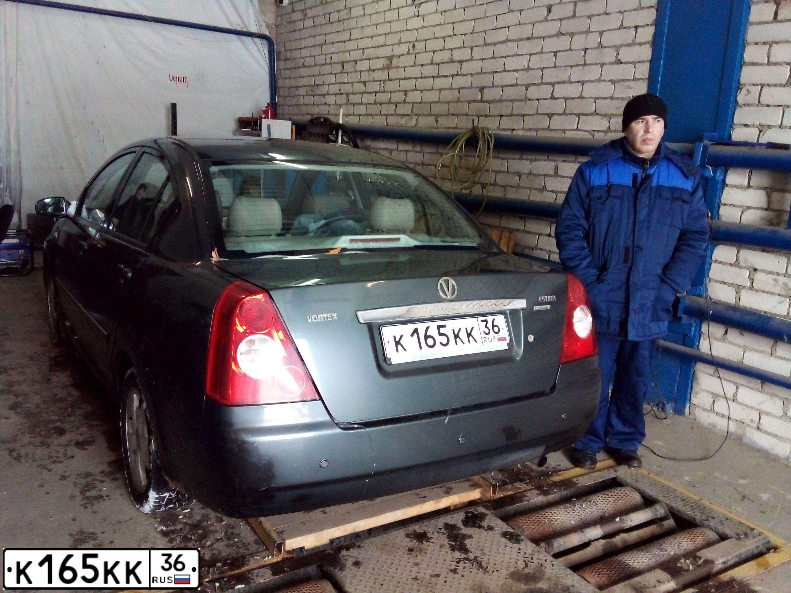 Фото автомобиля TAGAZ VORTEX ESTINA, 2009 — госномер К165КК36. Цвет: ТЕМНО-СЕРЫЙ