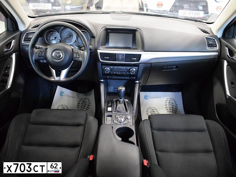 Фото автомобиля MAZDA CX-5, 2015 — госномер Х703СТ62. Цвет: ЧЕРНЫЙ