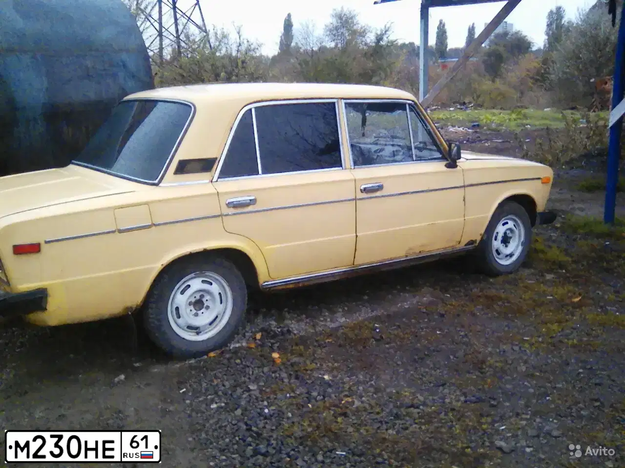 Фото автомобиля LADA 2106, 1982 — госномер О676ЕТ05. Цвет: ЖЁЛТЫЙ