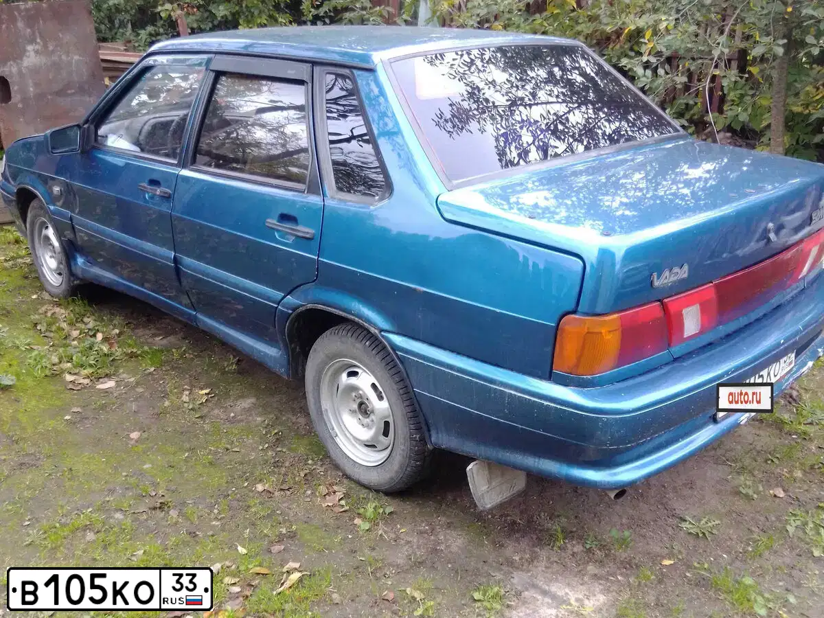 Фото автомобиля LADA 2115, 2005 — госномер У925УС33. Цвет: сине-зеленый