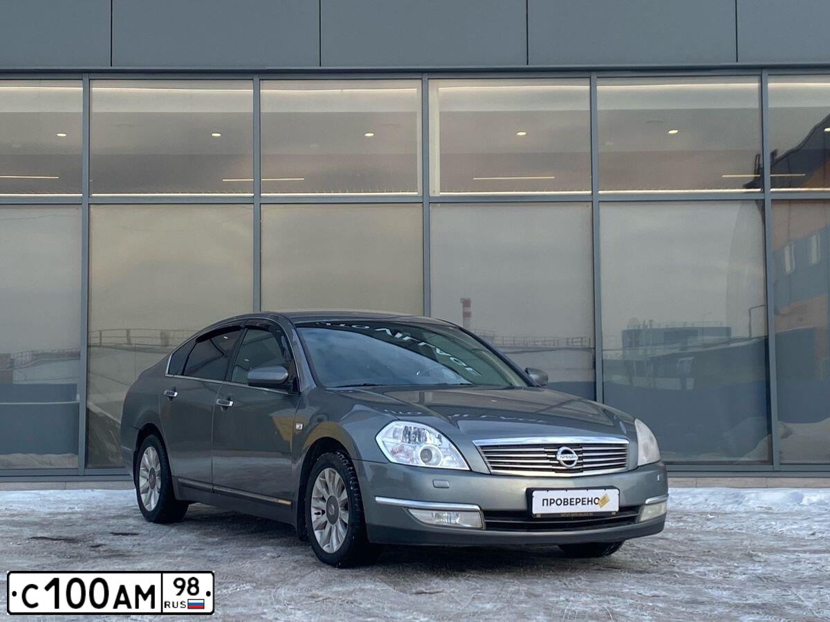 Фото автомобиля NISSAN TEANA, 2007 — госномер С100АМ98. Цвет: СЕРЫЙ